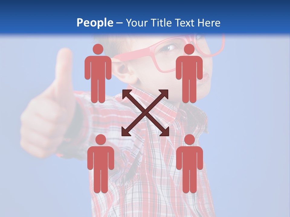 Nerd Silly Hand PowerPoint Template