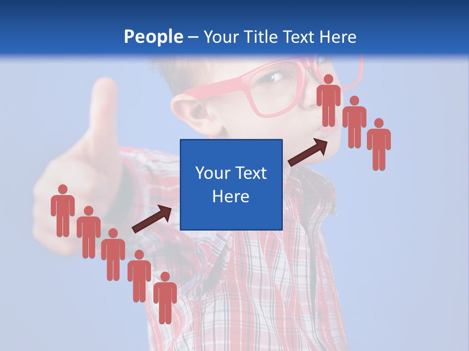 Nerd Silly Hand PowerPoint Template