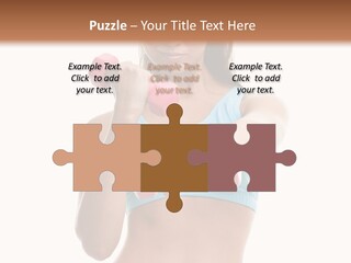 Portrait Female Girl PowerPoint Template