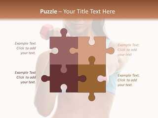 Portrait Female Girl PowerPoint Template