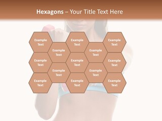Portrait Female Girl PowerPoint Template