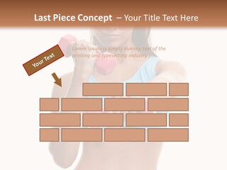 Portrait Female Girl PowerPoint Template