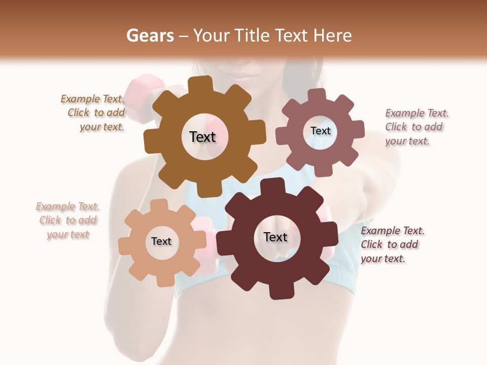 Portrait Female Girl PowerPoint Template