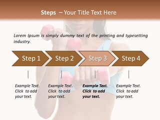 Portrait Female Girl PowerPoint Template