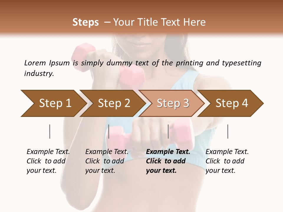 Portrait Female Girl PowerPoint Template