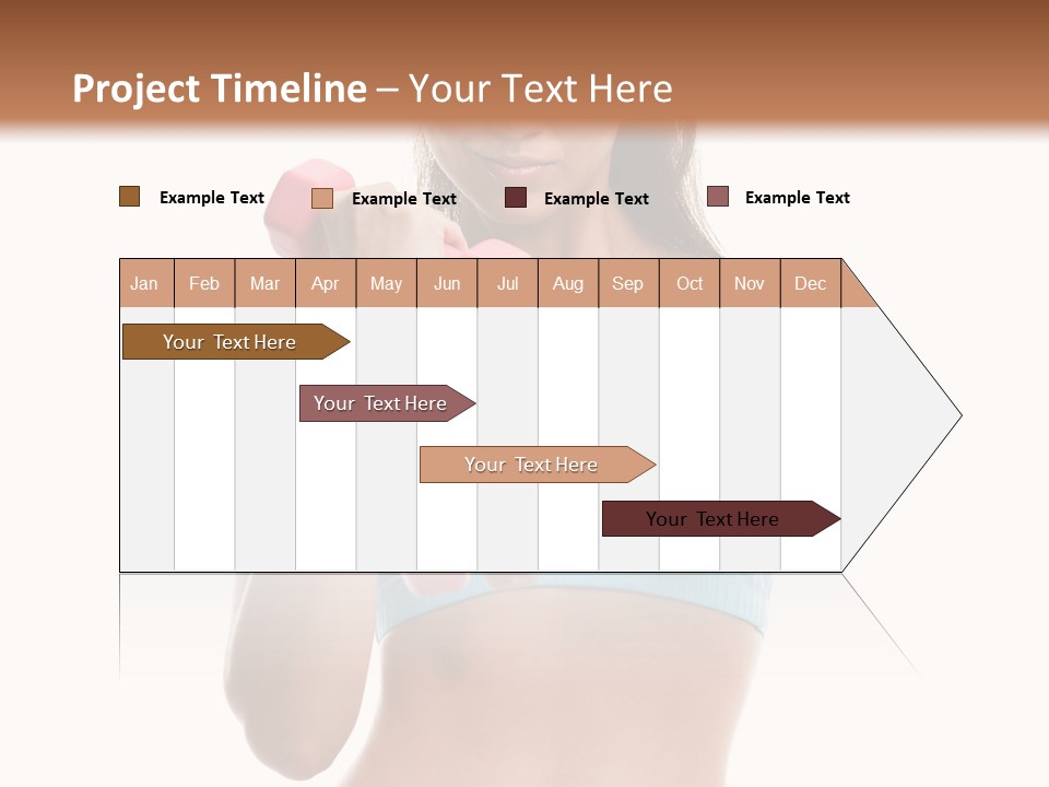 Portrait Female Girl PowerPoint Template