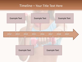Portrait Female Girl PowerPoint Template