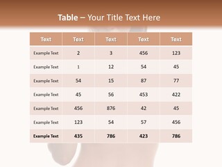 Portrait Female Girl PowerPoint Template