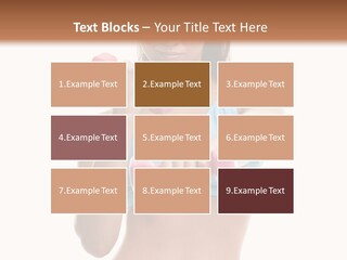 Portrait Female Girl PowerPoint Template