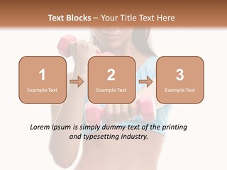 Portrait Female Girl PowerPoint Template