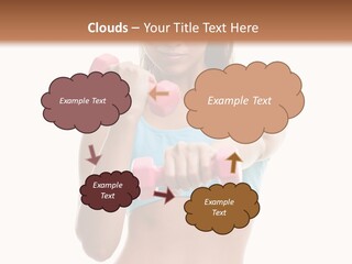 Portrait Female Girl PowerPoint Template