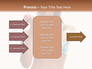 Portrait Female Girl PowerPoint Template