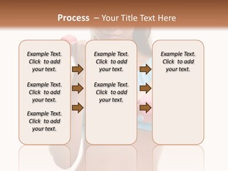 Portrait Female Girl PowerPoint Template