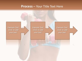Portrait Female Girl PowerPoint Template