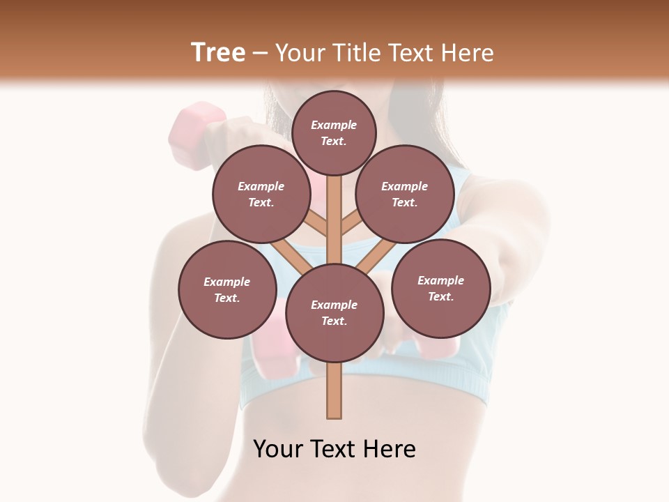 Portrait Female Girl PowerPoint Template