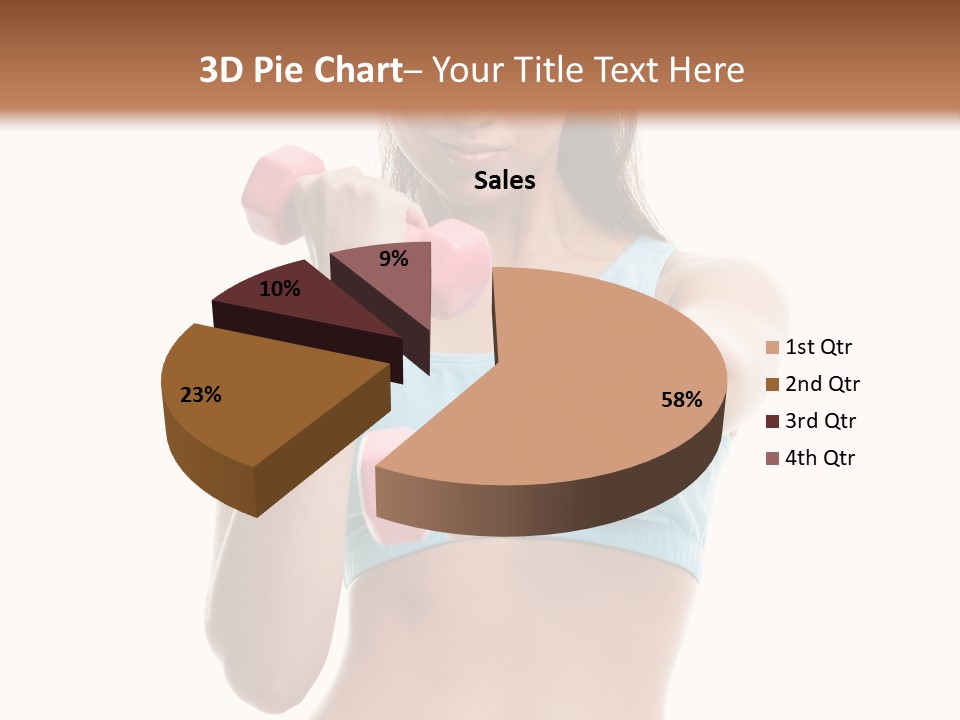 Portrait Female Girl PowerPoint Template