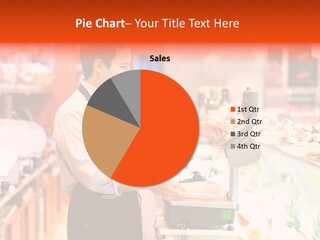 A Man Is Paying Something At A Cash Register PowerPoint Template
