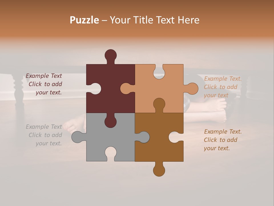 Human Caucasian Body PowerPoint Template