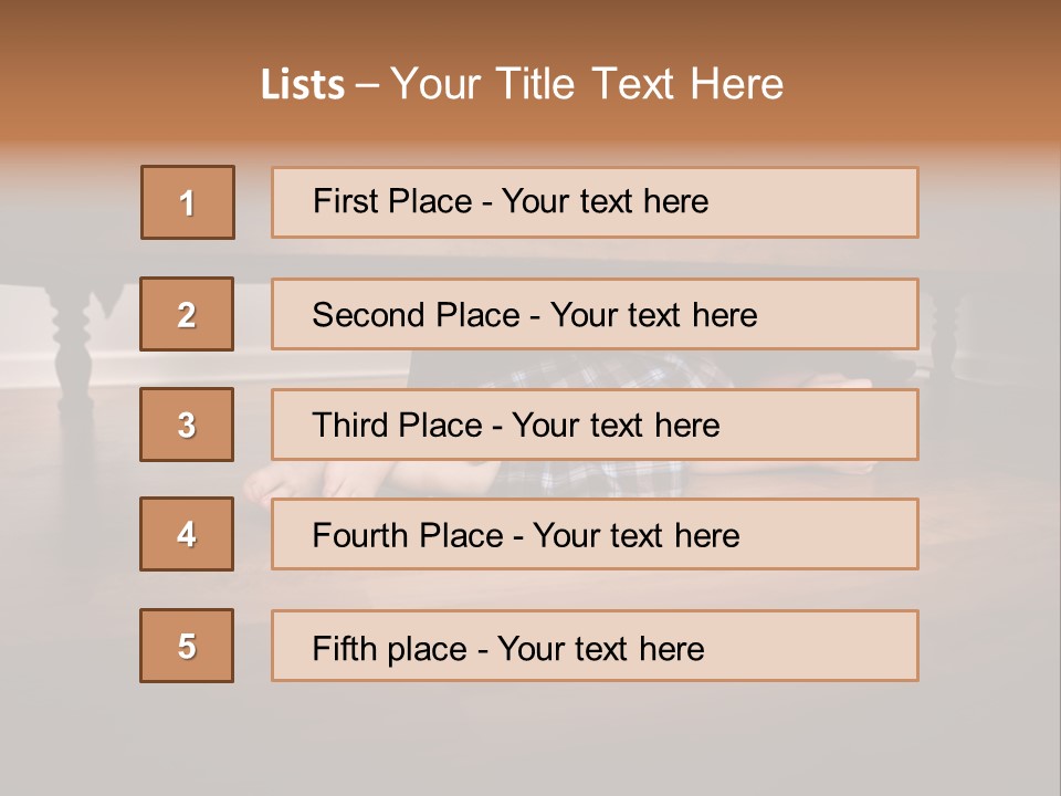 Human Caucasian Body PowerPoint Template