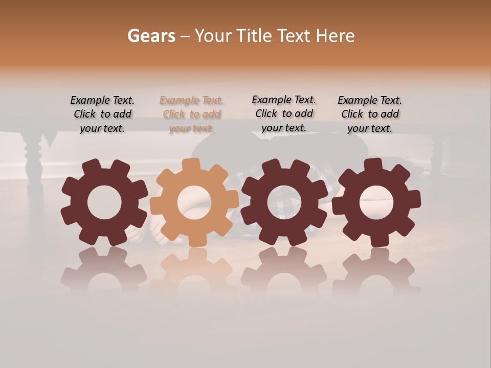 Human Caucasian Body PowerPoint Template