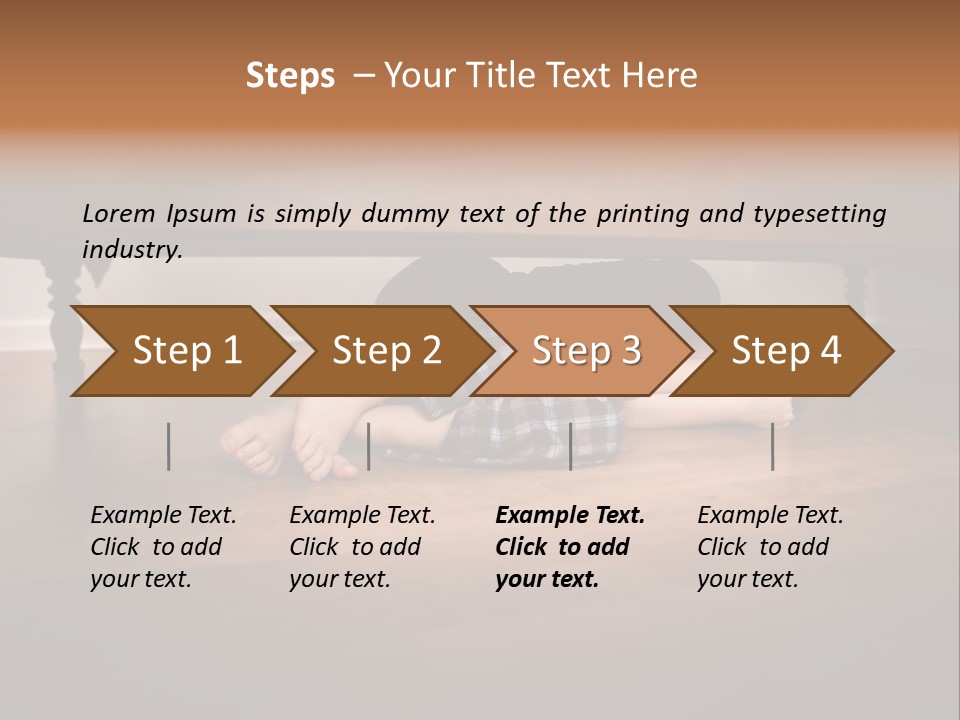 Human Caucasian Body PowerPoint Template