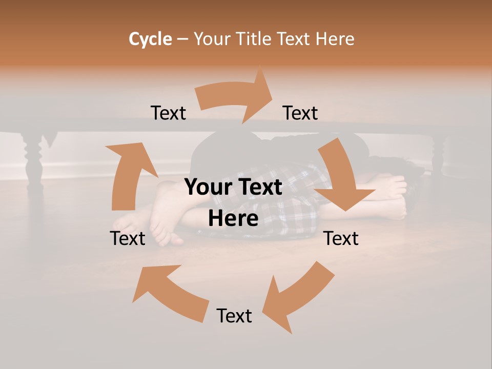 Human Caucasian Body PowerPoint Template