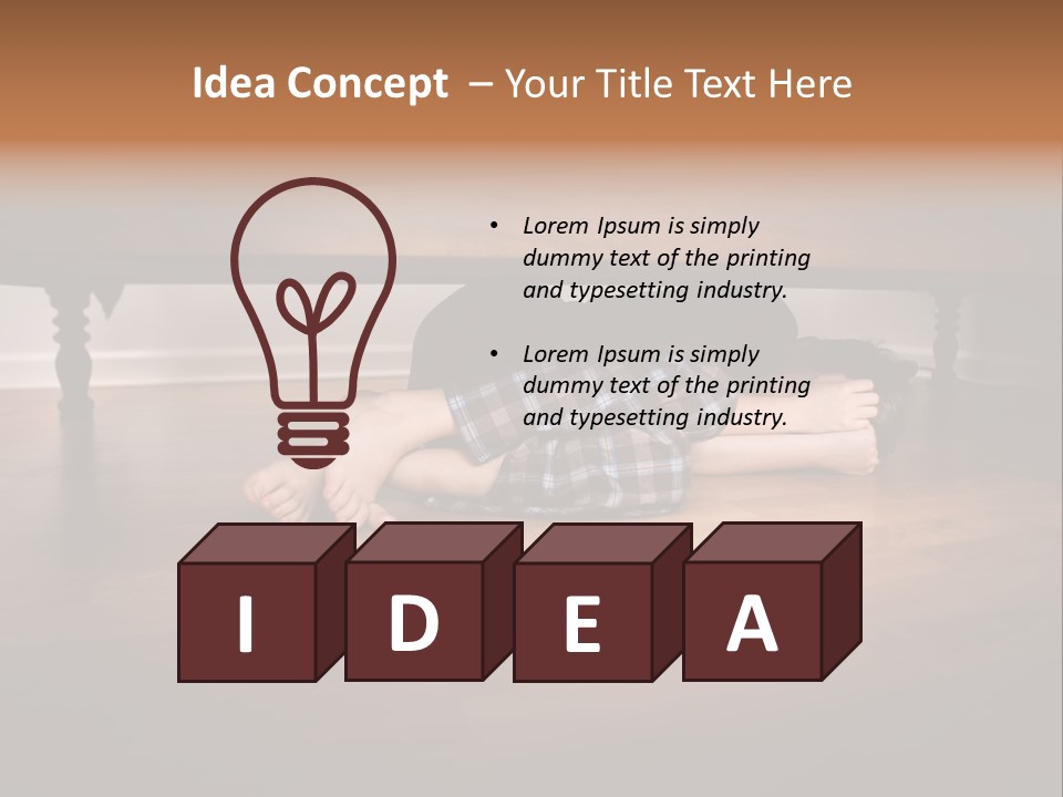 Human Caucasian Body PowerPoint Template