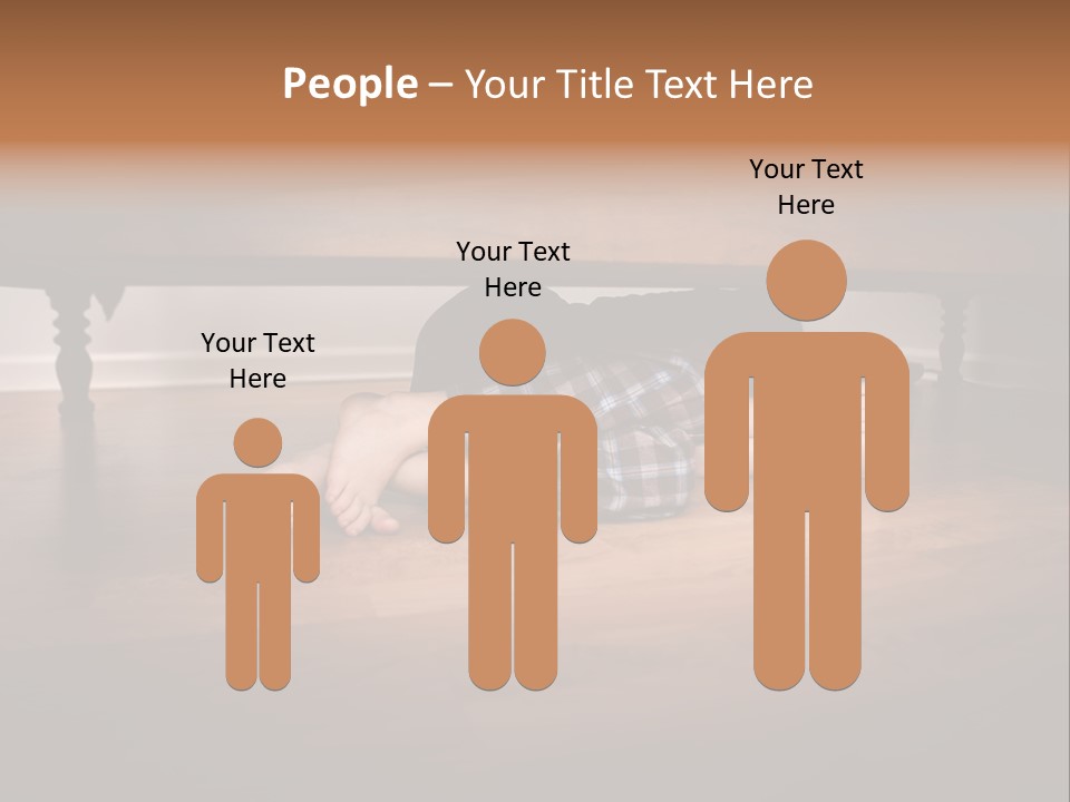 Human Caucasian Body PowerPoint Template