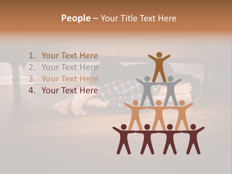 Human Caucasian Body PowerPoint Template