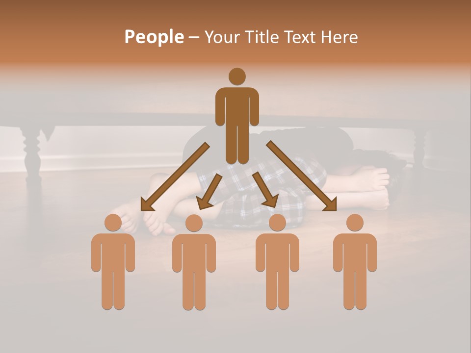 Human Caucasian Body PowerPoint Template