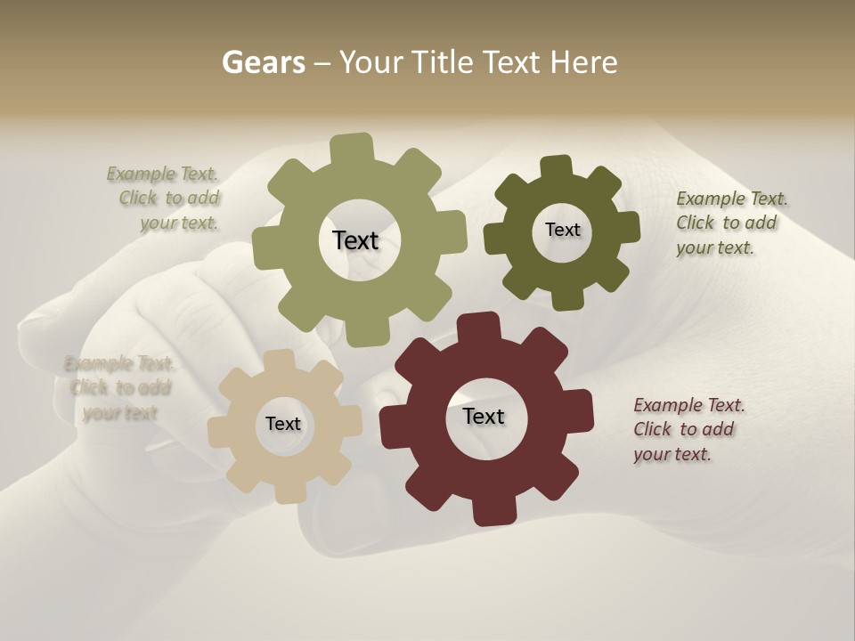 Human Caucasian Body PowerPoint Template