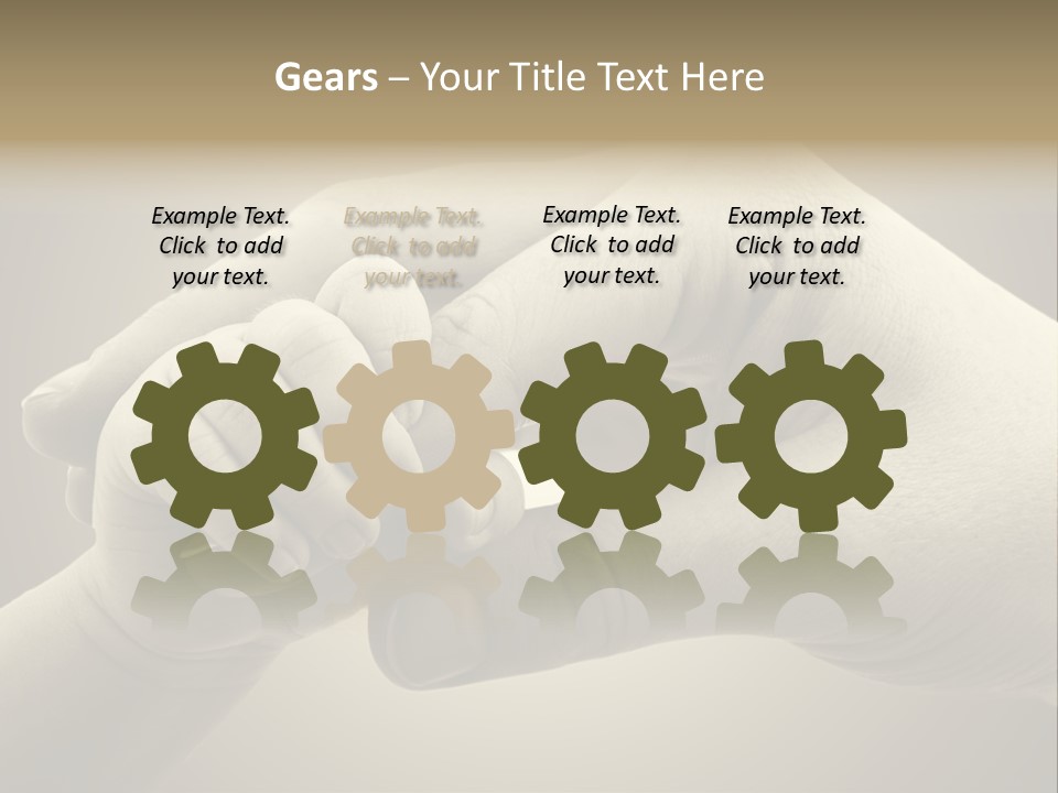 Human Caucasian Body PowerPoint Template