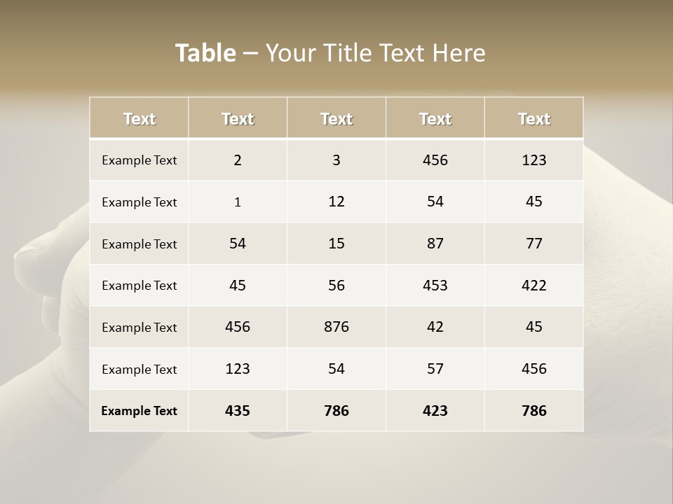 Human Caucasian Body PowerPoint Template