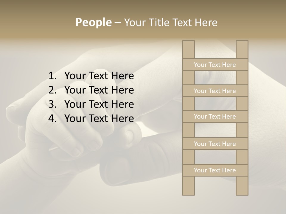 Human Caucasian Body PowerPoint Template