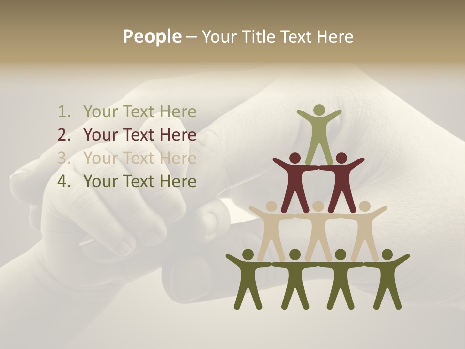 Human Caucasian Body PowerPoint Template