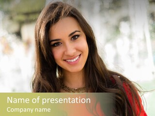 Lady Hispanic Female PowerPoint Template