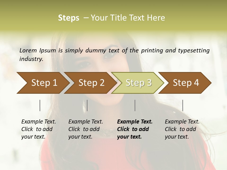 Lady Hispanic Female PowerPoint Template