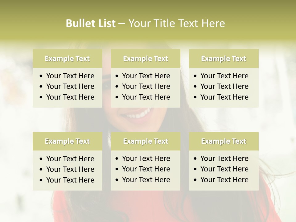 Lady Hispanic Female PowerPoint Template