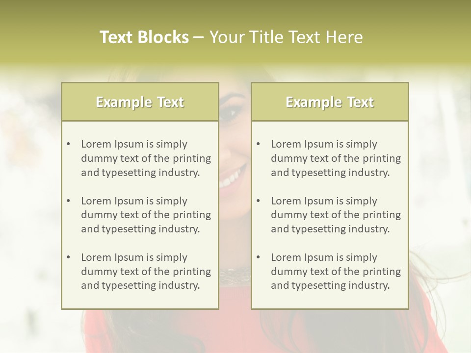 Lady Hispanic Female PowerPoint Template