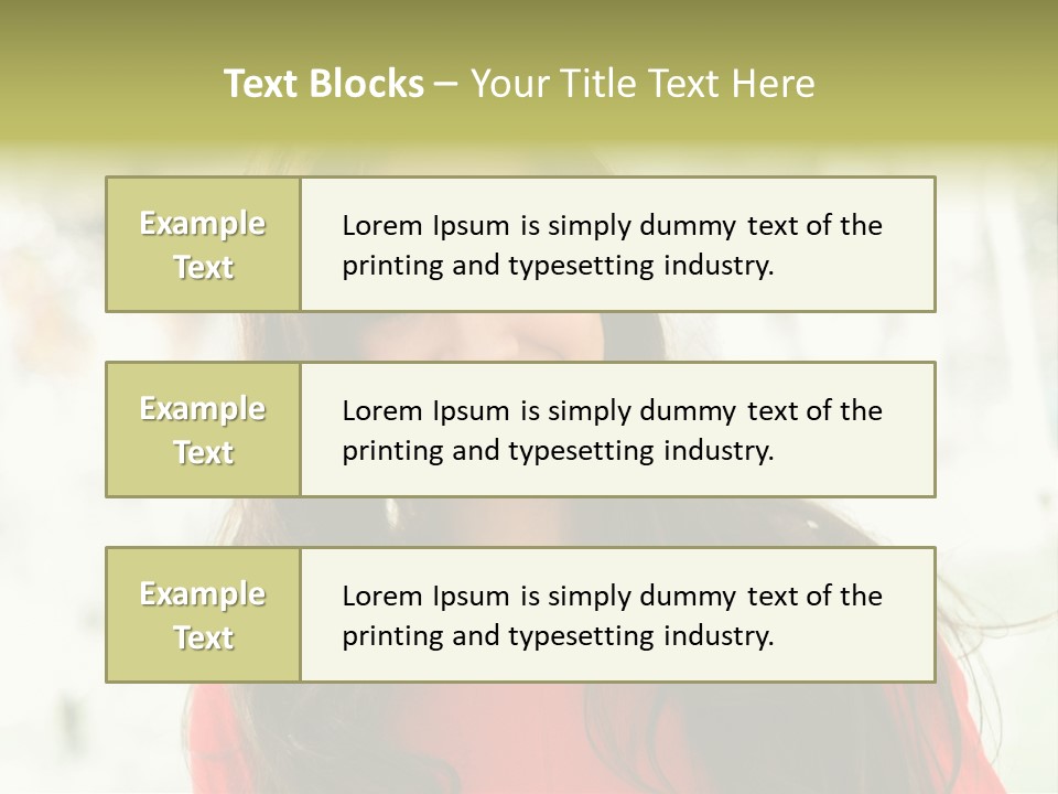Lady Hispanic Female PowerPoint Template