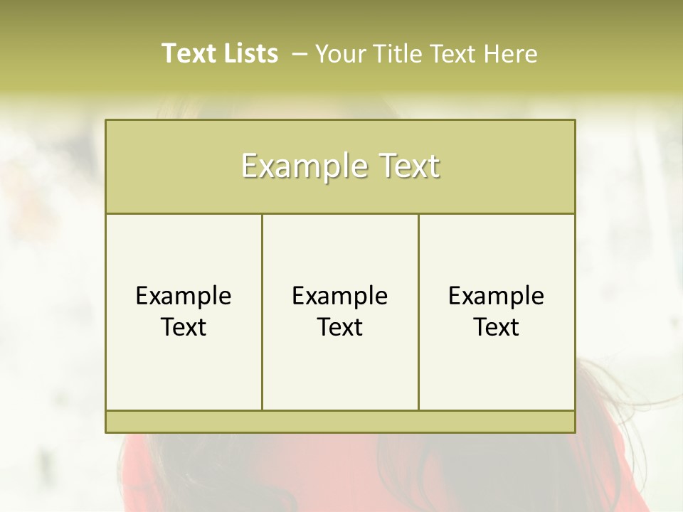 Lady Hispanic Female PowerPoint Template