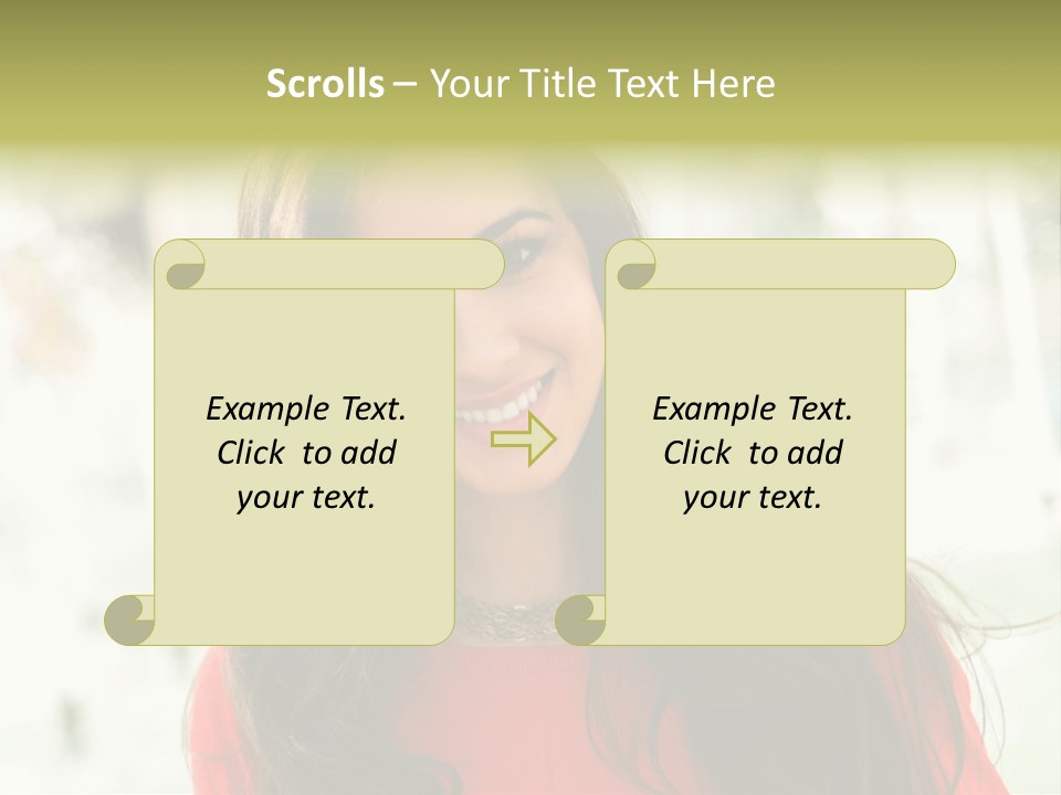 Lady Hispanic Female PowerPoint Template