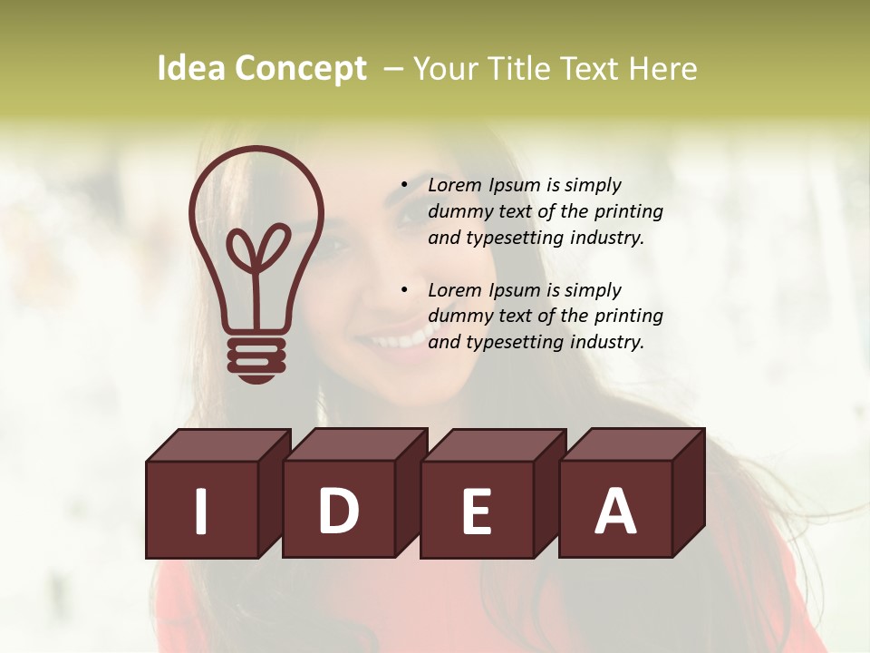 Lady Hispanic Female PowerPoint Template