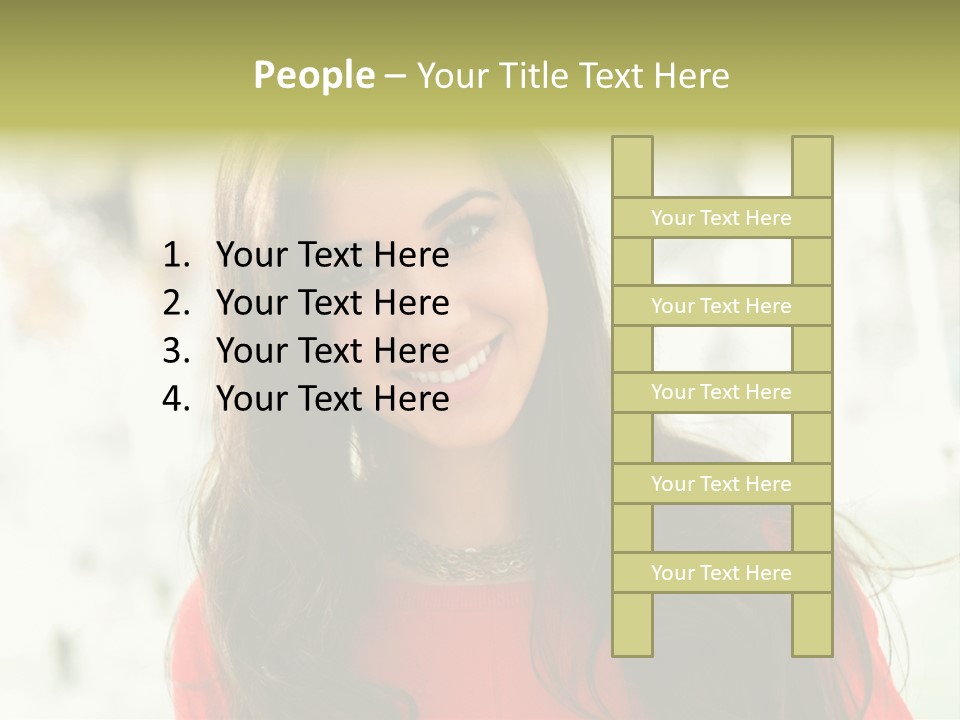 Lady Hispanic Female PowerPoint Template