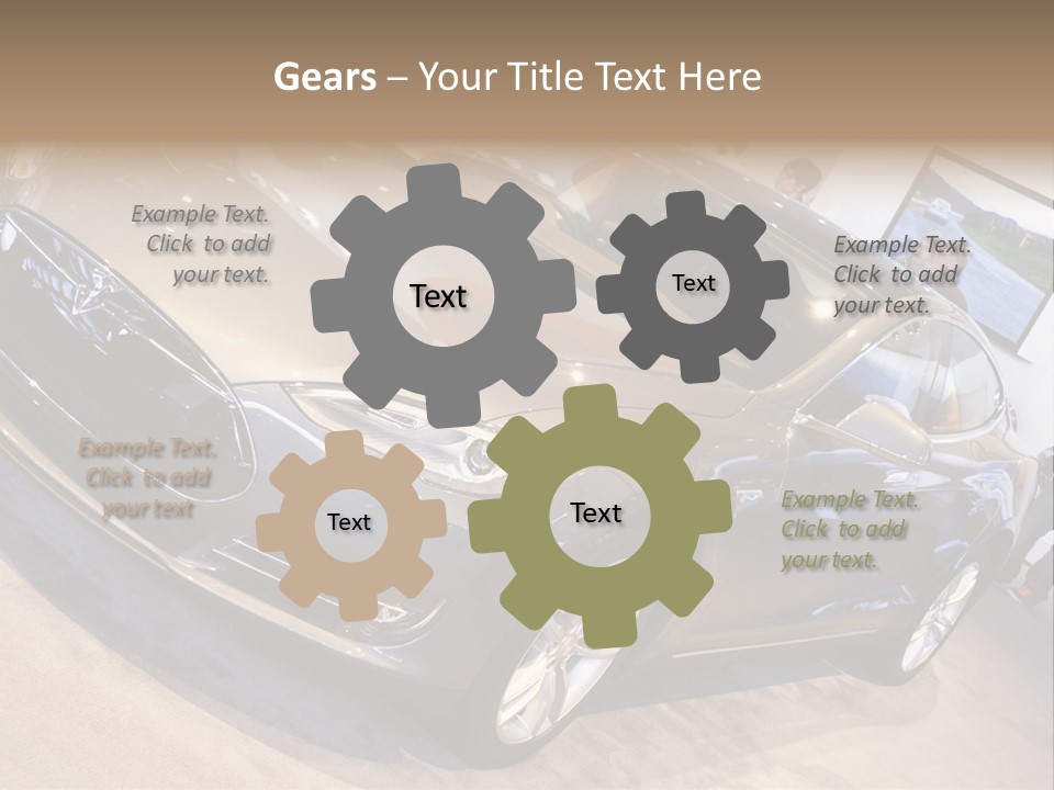 Vehicle Michigan Naias PowerPoint Template