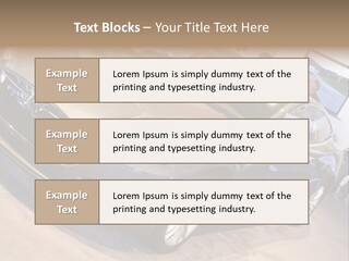 Vehicle Michigan Naias PowerPoint Template
