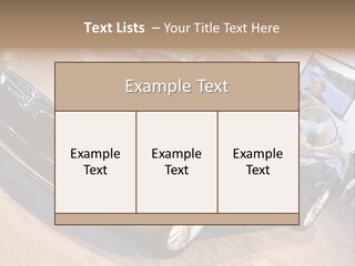 Vehicle Michigan Naias PowerPoint Template