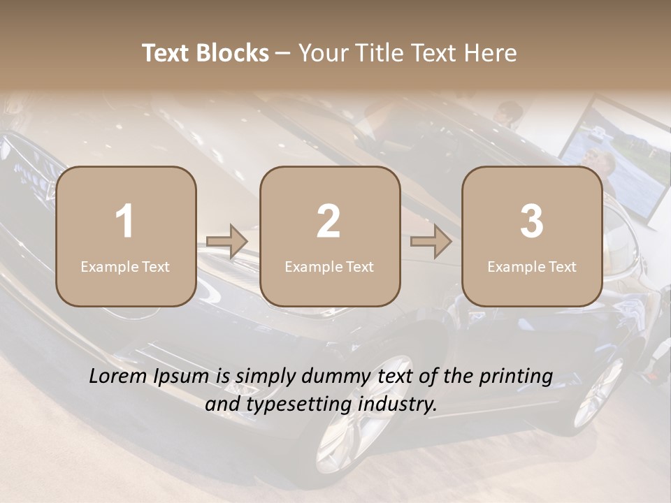Vehicle Michigan Naias PowerPoint Template