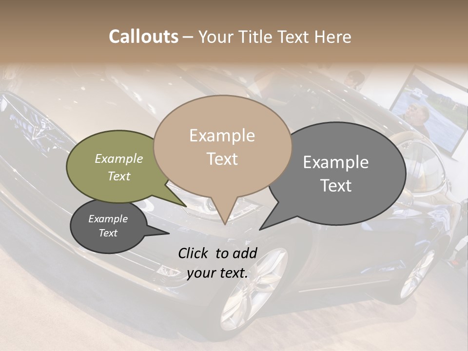 Vehicle Michigan Naias PowerPoint Template