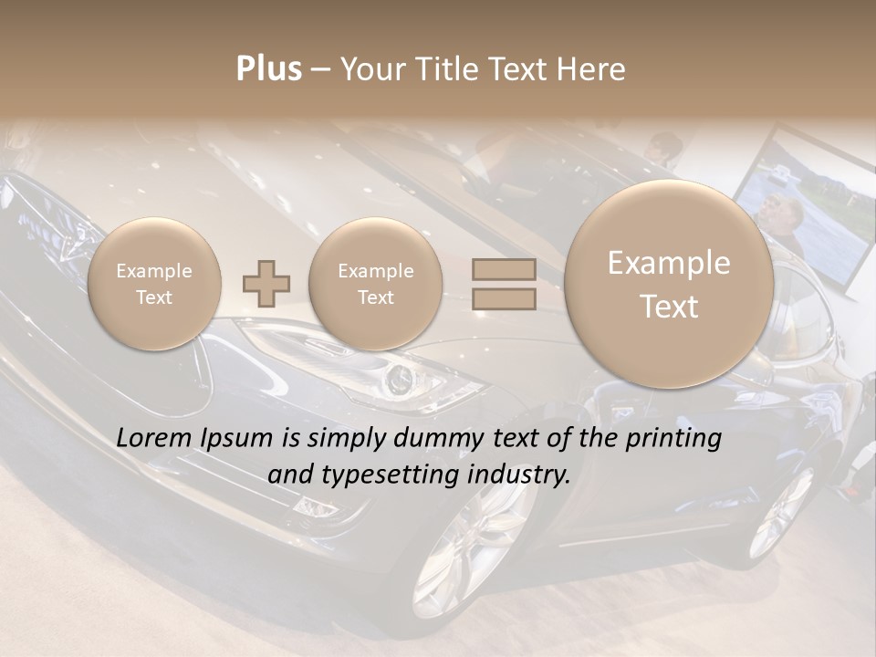 Vehicle Michigan Naias PowerPoint Template